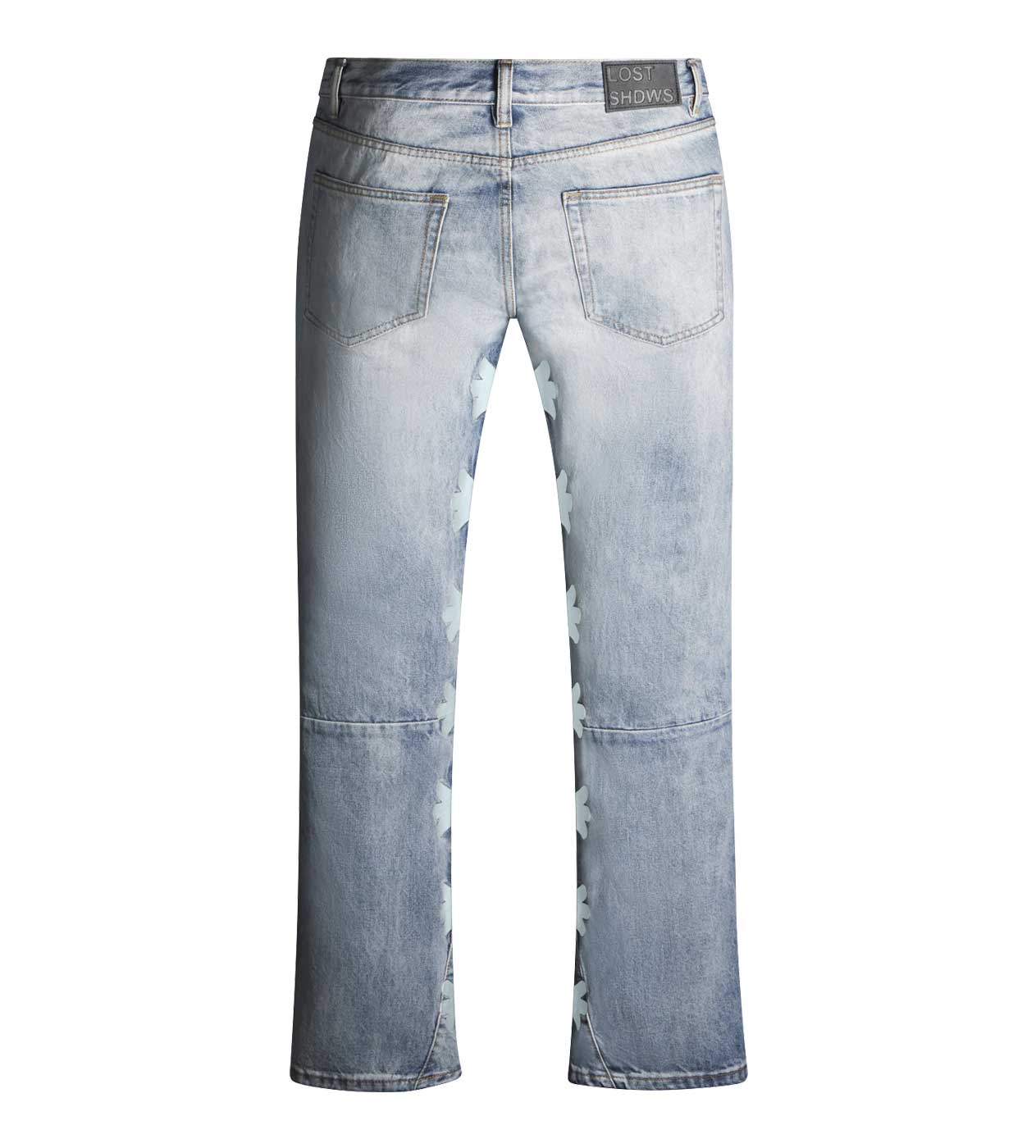 Lost Shdws Denim Pant Blue/White